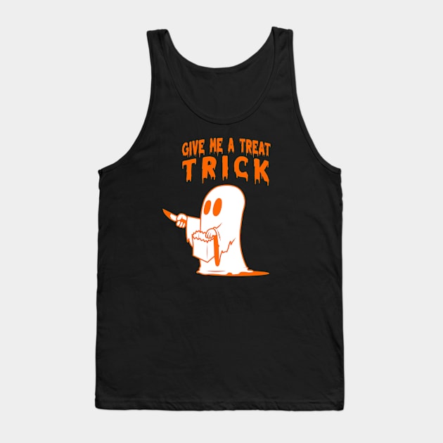 TREATS -  Orange Tank Top by Anrego